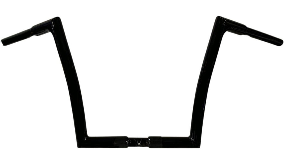 FBI Fat Baggers Black 1-1/2" EZ Install Flat Top 12" Handlebar Harley FLTR 15-20