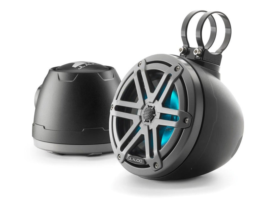 JL Audio 6.5-Inch Enclosed Coaxial System W/RGB LED Matte Black Sport Grille