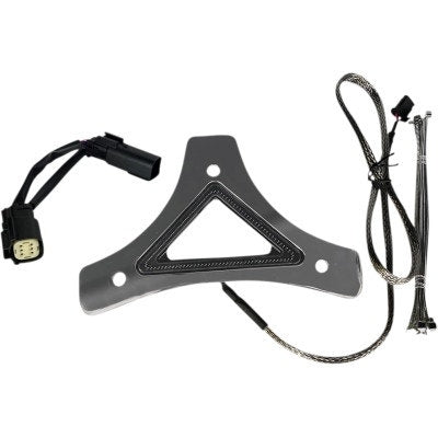 Custom Dynamics Dual Intensity Run/Brake LED Backrest Chrome Harley FLH/T 10-13