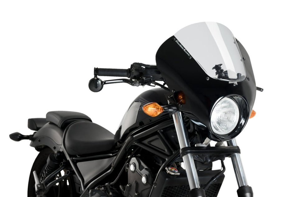 Custom Acces Dark Night Semi Fairing Smoke Honda Rebel CMX 300 500 17-Up
