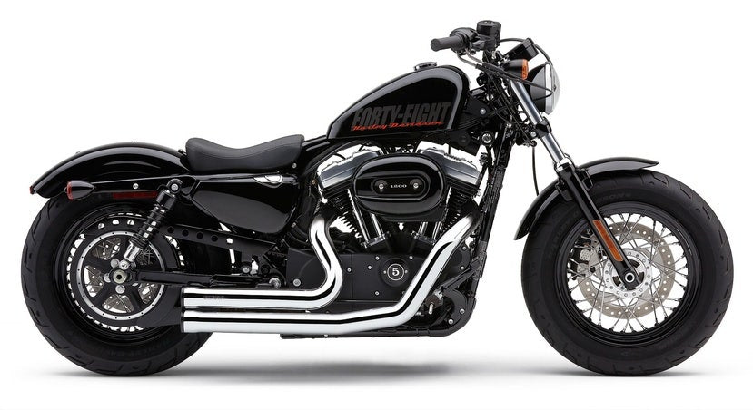 Cobra 6785 Speedster Shorts RPT Chrome 2 : 2 Exhaust for Harley Sportster 14-16