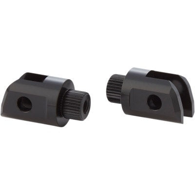 Arlen Ness 07-990 Black Billet Splined MX Driver Footpeg Male Mounts Harley