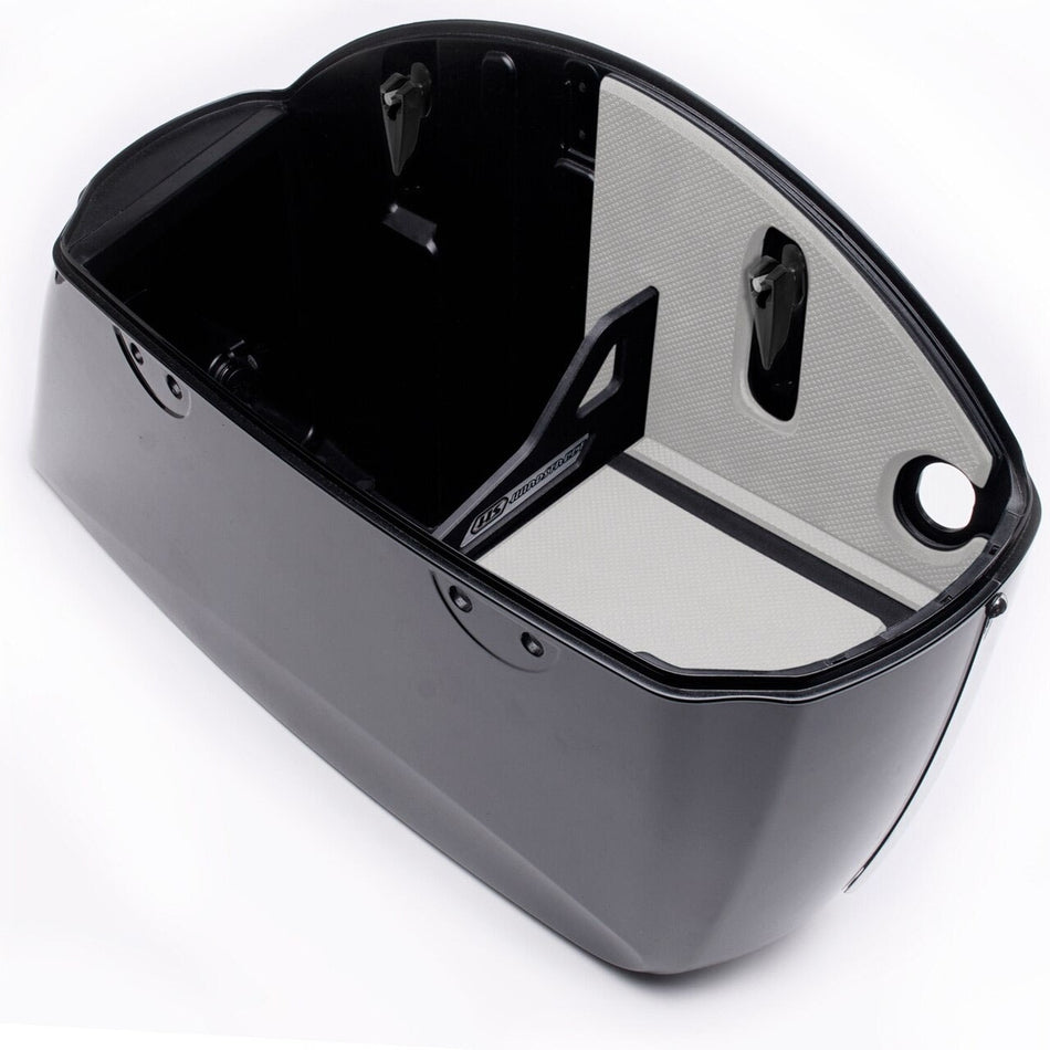 Hardstreet Ryt-There Saddle Bag Shelf Round Double-Hinge Gray Indian 14-Up