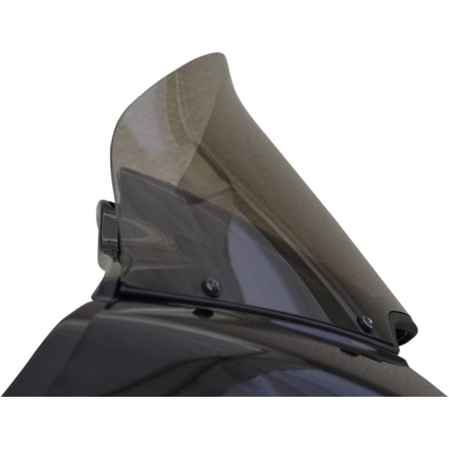 Wind Vest 10" Light Smoke Flip Design Windshield Harley Road Glide FLTRX 15-23