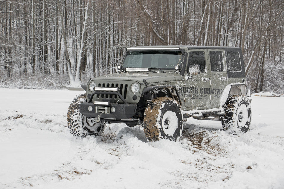 Rough Country 68230 4" Lift Kit w/ N3 Shocks for 2007-2018 Jeep Wrangler JK 2DR