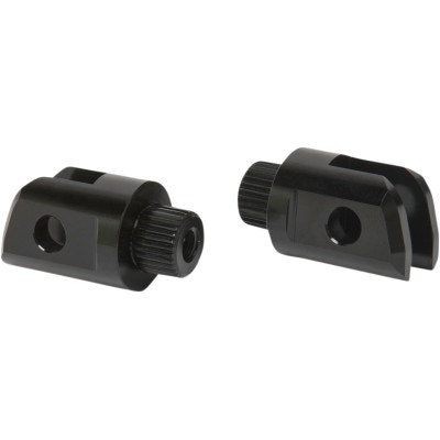 Arlen Ness 07-991 Black Billet Splined MX Driver Footpeg Female Mounts Harley