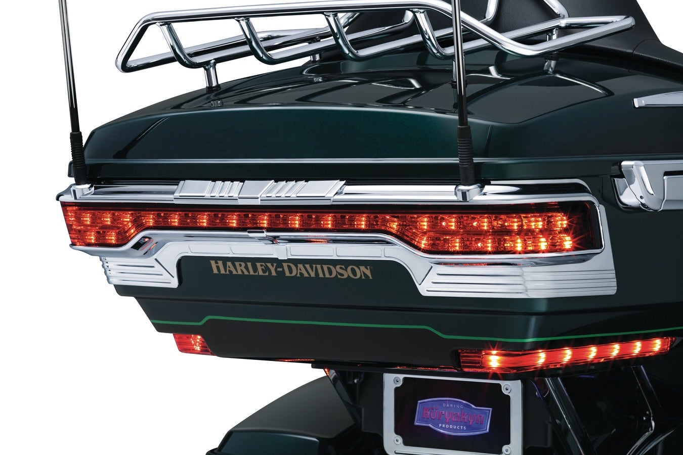 Kuryakyn Chrome Tri-Line Accent for Rear Harley Touring King Tour Pak 14-17 | 6910