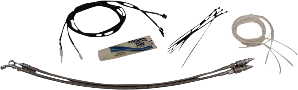 FBI Fat Baggers Control Installation Kit for 2014-2023 Harley-Davidson Touring - FLHR '18-'20 / Braided / 14"-16"