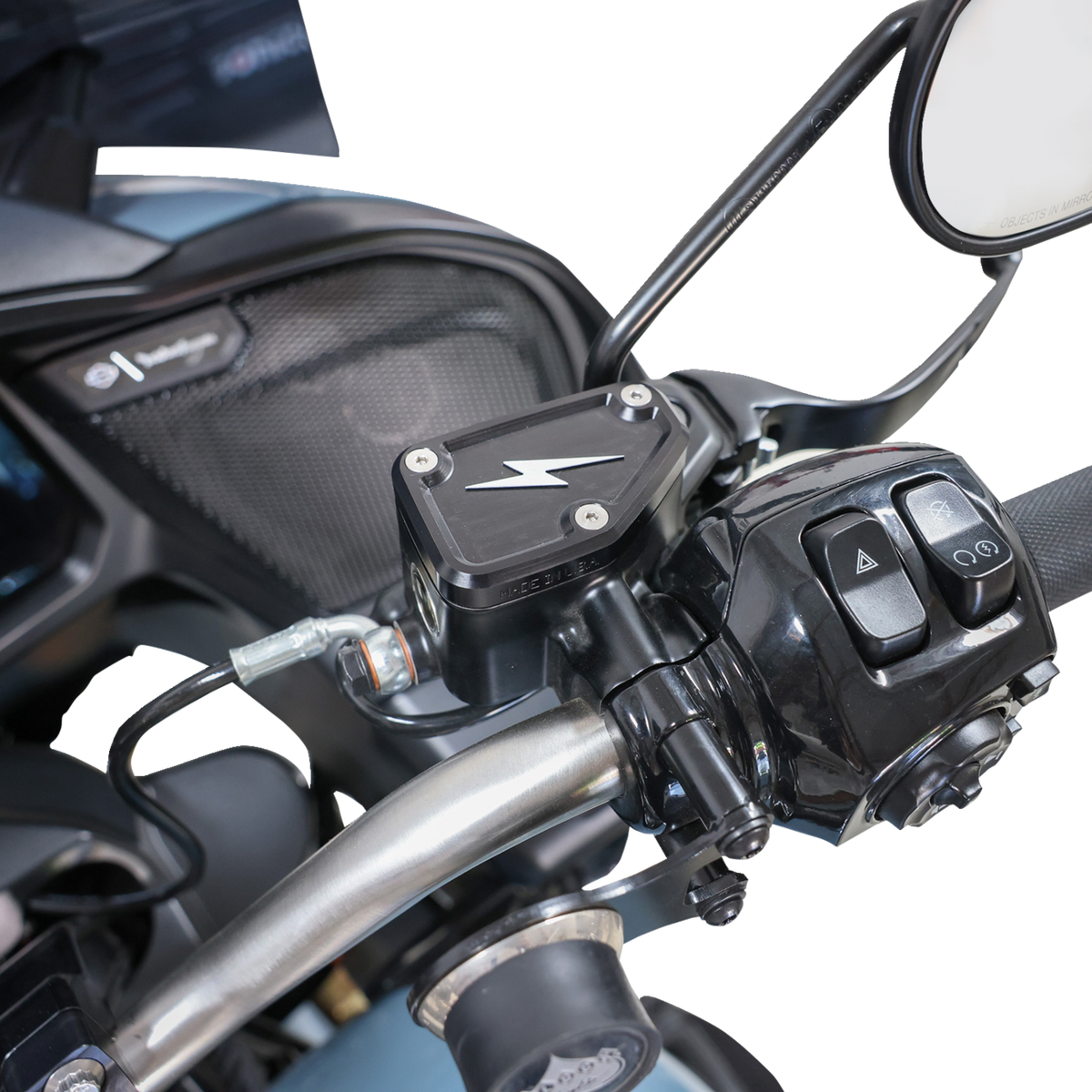 Thrashin Supply Co. Master Cylinder Cover for 2018-2025 Harley-Davidson Road Glide / Street Glide / Softail