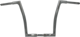 FBI Fat Baggers 1-1/4" EZ Flat Top Handlebars for FLTR '23-'25 / FLHR '18-'25 - Chrome / 14"