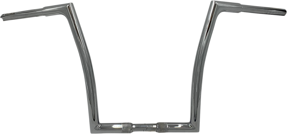 FBI Fat Baggers 1-1/4" EZ Flat Top Handlebars for FLTR '23-'25 / FLHR '18-'25 - Chrome / 14"