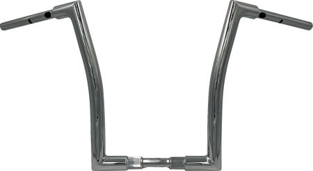 FBI Fat Baggers 1-1/2" EZ Flat Top Handlebars for 24-25 FLTRX, 23-25 FLTRXSE - Chrome / 16"