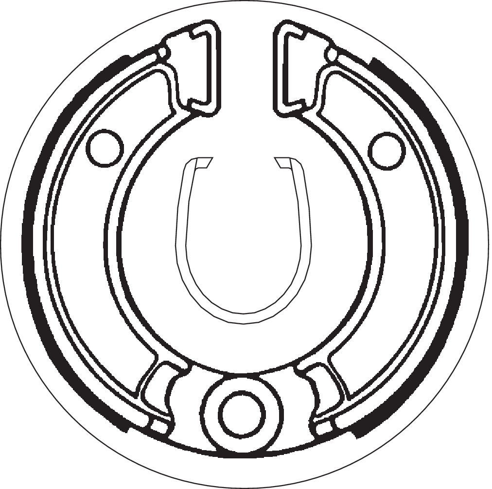 SBS Off-Road Brake Shoes for Select 1973-2024 Models