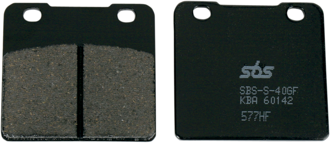 SBS Street Ceramic Organic Brake Pads for Select 1973-2024 Suzuki Models