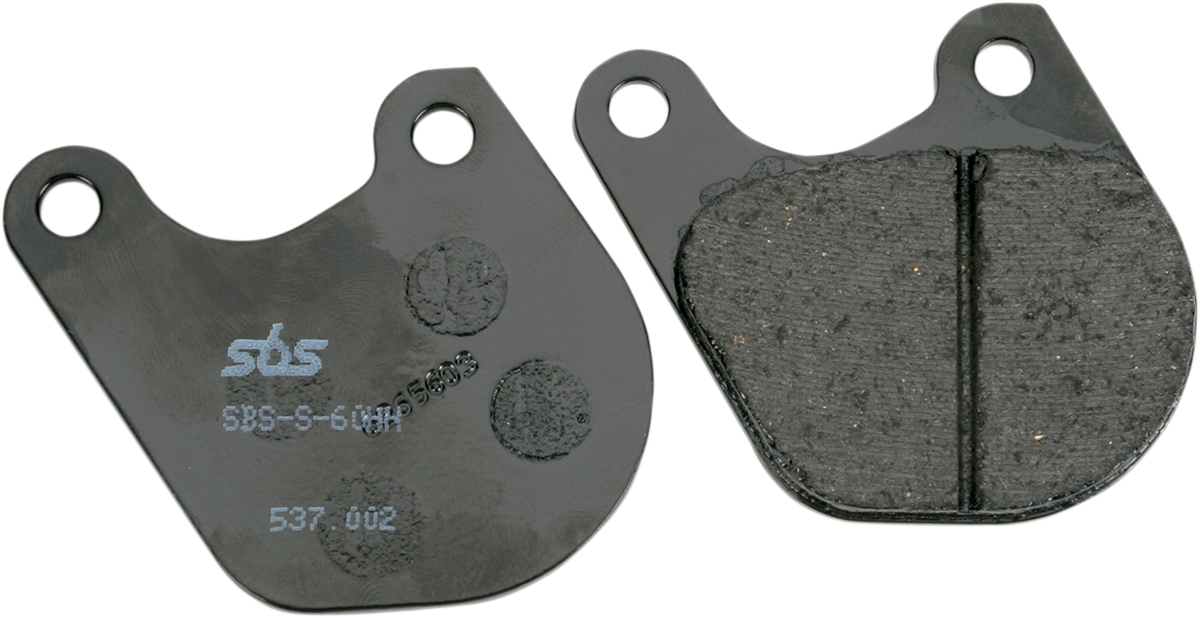 SBS Street Carbon Tech Organic Brake Pads for 1972-2025 Harley-Davidson Touring / Softail / Dyna / FXR / Sportster / V-Rod / FX Super Glide