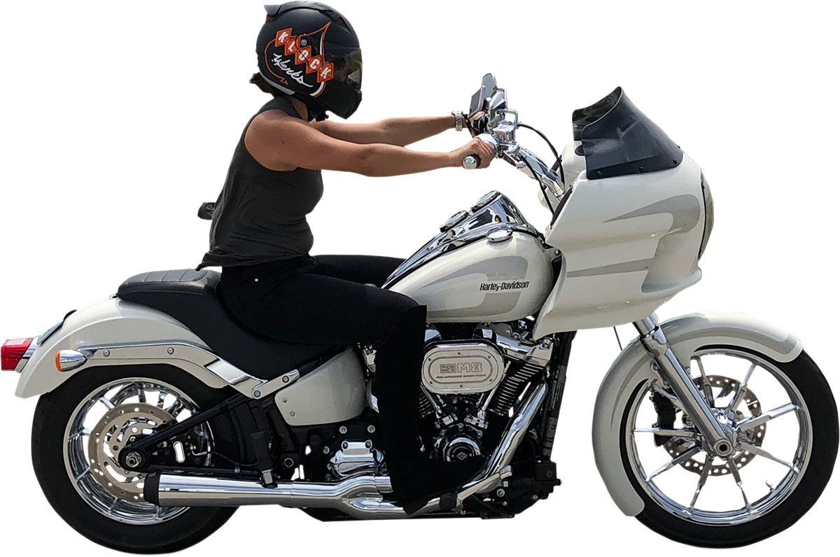 Klock Werks Hugger Series Front Fender with Mounting Blocks for Softail/Dyna