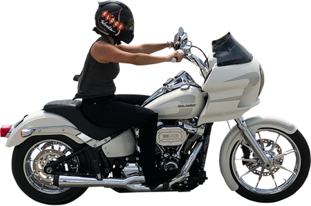 Klock Werks Hugger Series Front Fender with Mounting Blocks for Softail/Dyna