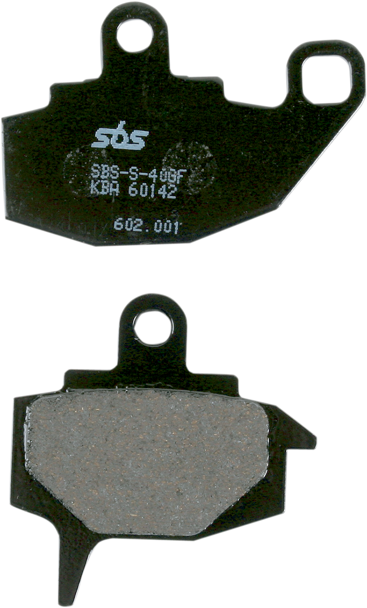 SBS 602HF Street Ceramic Organic Front Brake Pads