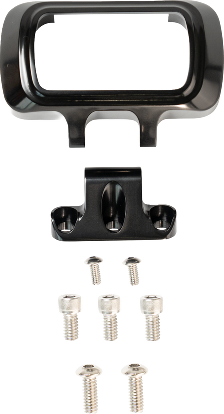 Kodlin Digital Gauge Bezel Kit for Ascent Pro Riser - 2018-2024 Harley-Davidson Softail - Gloss Black