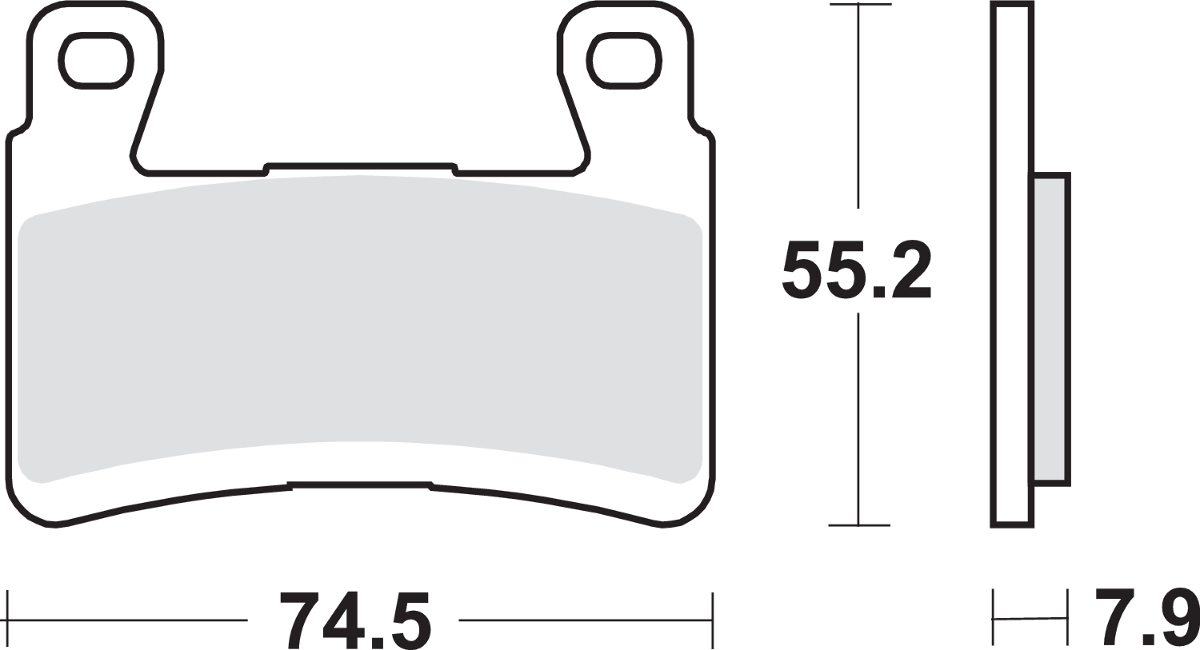 SBS Street Excel Sintered Brake Pads for Select 1983-2026 Kawasaki Models
