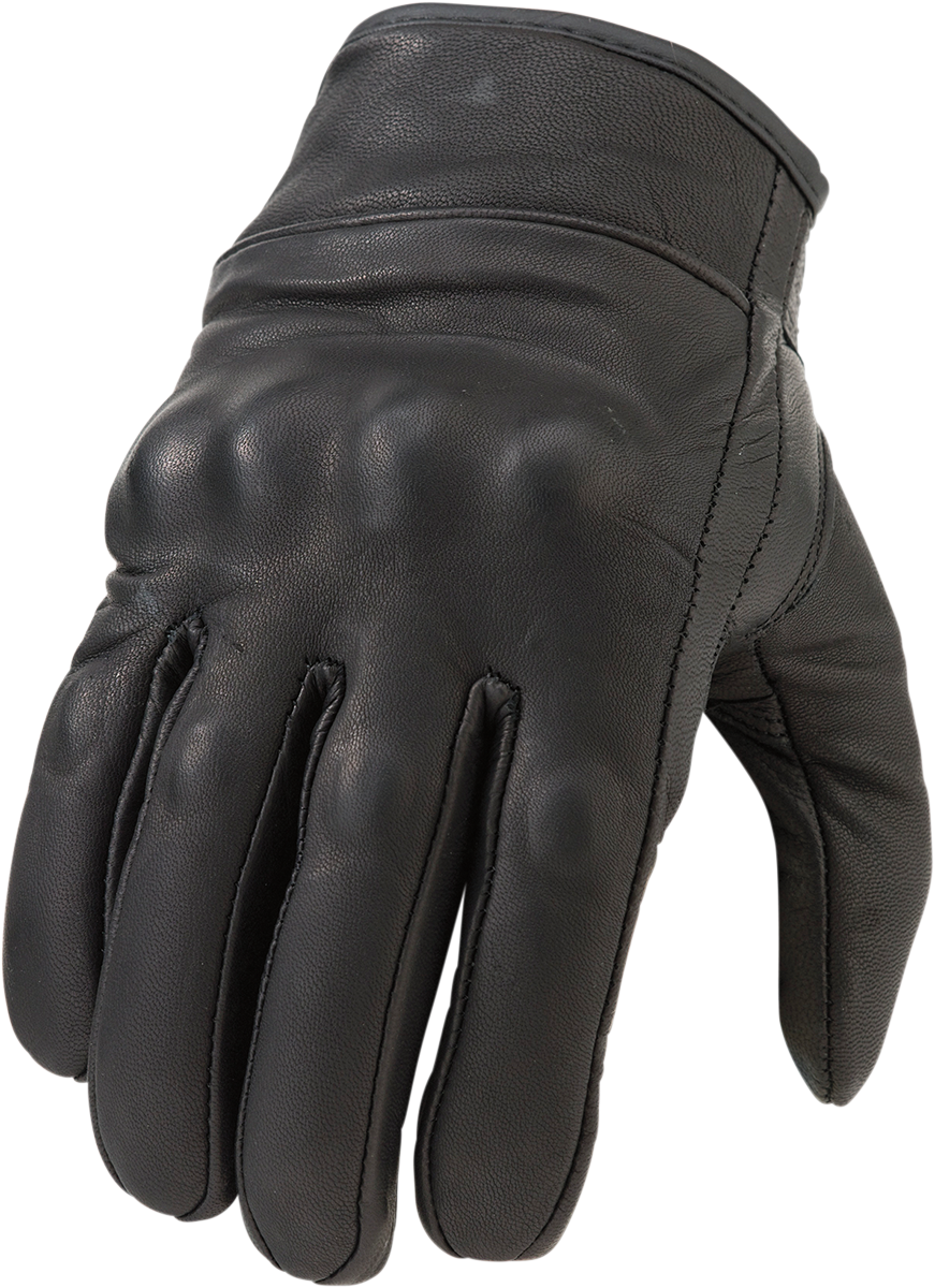 Z1R 270 Non-Perforated Motorcycle Gloves - Black