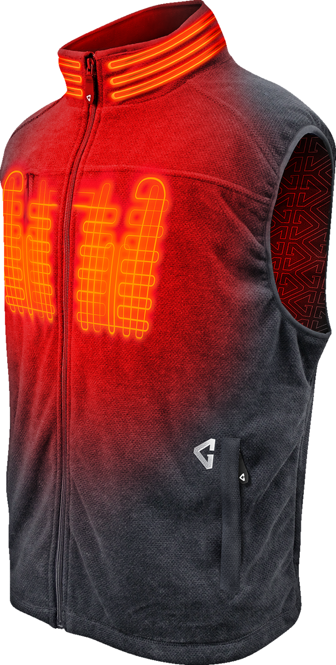 Gerbing Heated Clothing Mens 7V Thermite Fleece Heated Vest 2.0