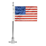 Hogworkz USA Flag / Pole with Luggage Rack Mount for Harley-Davidson®