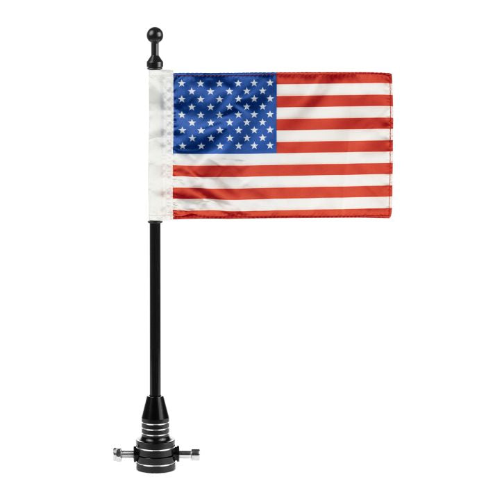 Hogworkz USA Flag / Pole with Luggage Rack Mount for Harley-Davidson®
