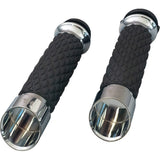 Khrome Werks Diamond Grips for Harley & Custom Motorcycles w| 1" Bars