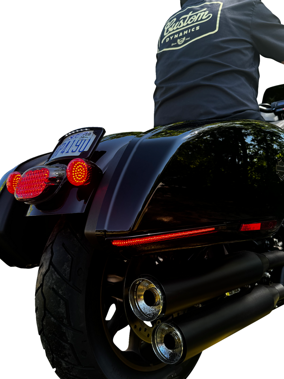 Custom Dynamics Saddlebag LED Lights 4 Harley 18-24 Softail