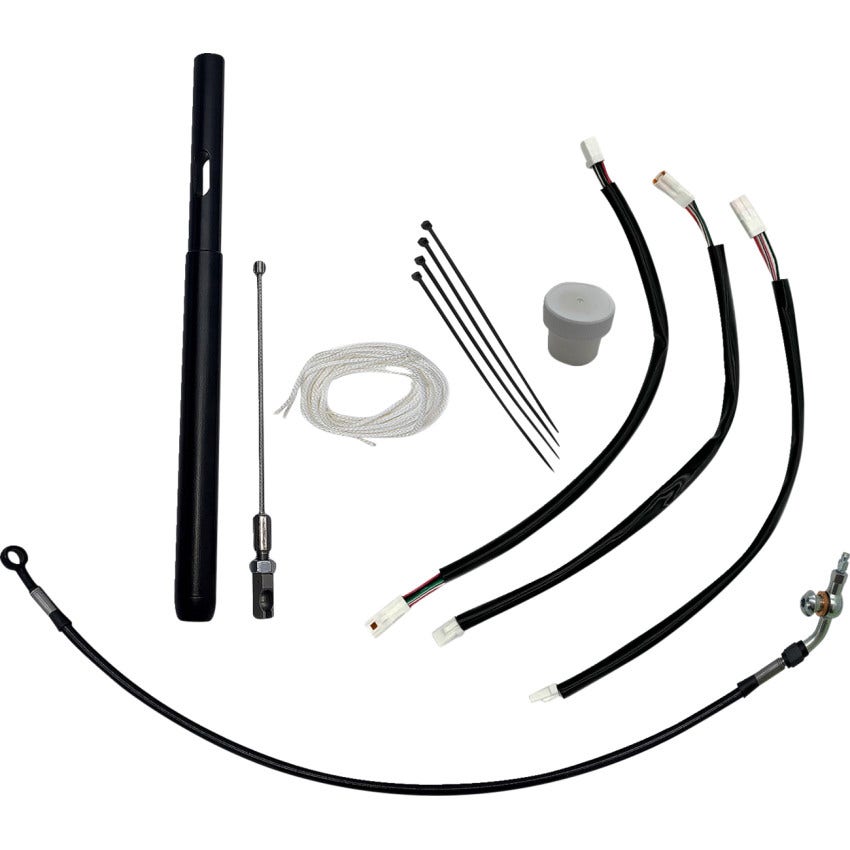 FBI EZ Install Black Handlebar Install Kit 4 Harley 23-25 Road Glide Models
