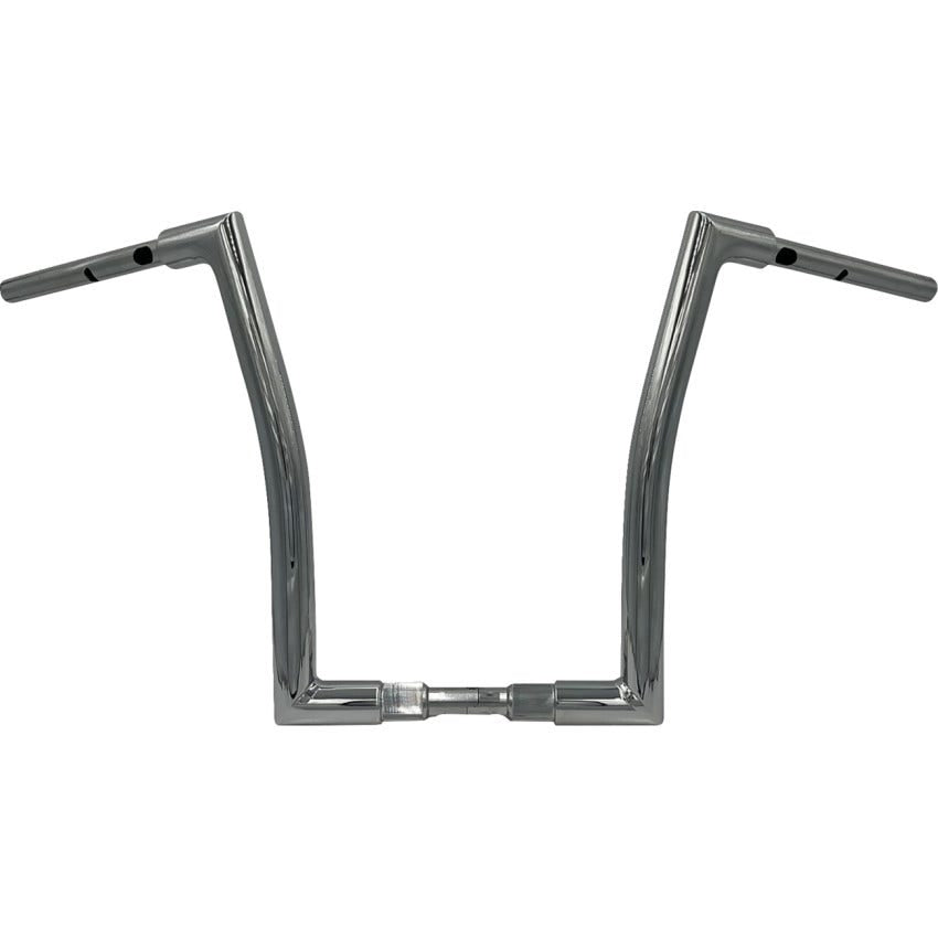 FBI Inc Chrome 1-1/2" EZ Install Flat Top 16" Handlebar for 23.5-Up FLTRX