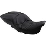 Drag Specialties Black Leather 2-Up Seat Harley 97-07 Touring