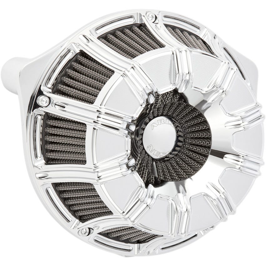 Arlen Ness 10-Gauge Inverted Series Stage 1 Air Cleaner for Harley Models