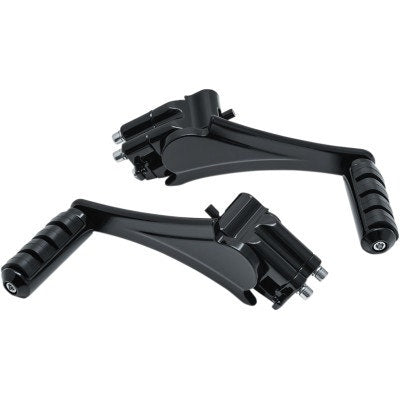 Kuryakyn 7059 Black Adjustable Passenger Pegs Harley Touring 10-20 Indian 14-20