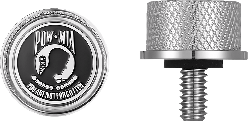 Figurati POW MIA Seat Mounting Knob 4 Harley 65-22 Touring