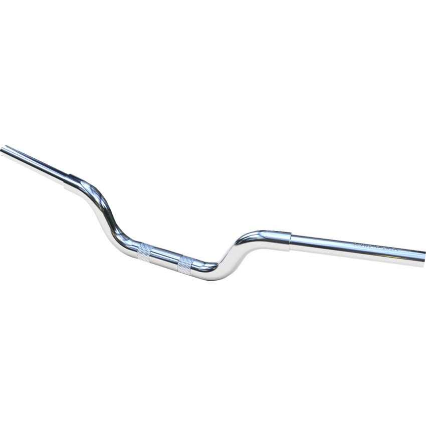 Magnum Chrome 6" Rise 1-1/4" Mach Moto Handlebars for Harley 96-24 Models