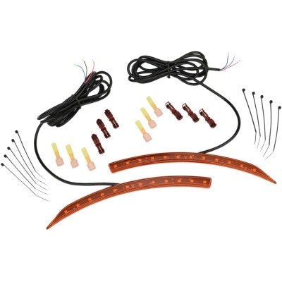 Show Chrome 41-187 Front Fender Amber LED Light Kit Can-Am Ryker ACE 19-Up