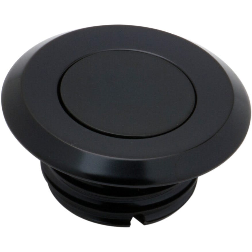 Arlen Ness Black Pop Up Vented Gas Cap Harley 96-16 Softail Dyna Sportster