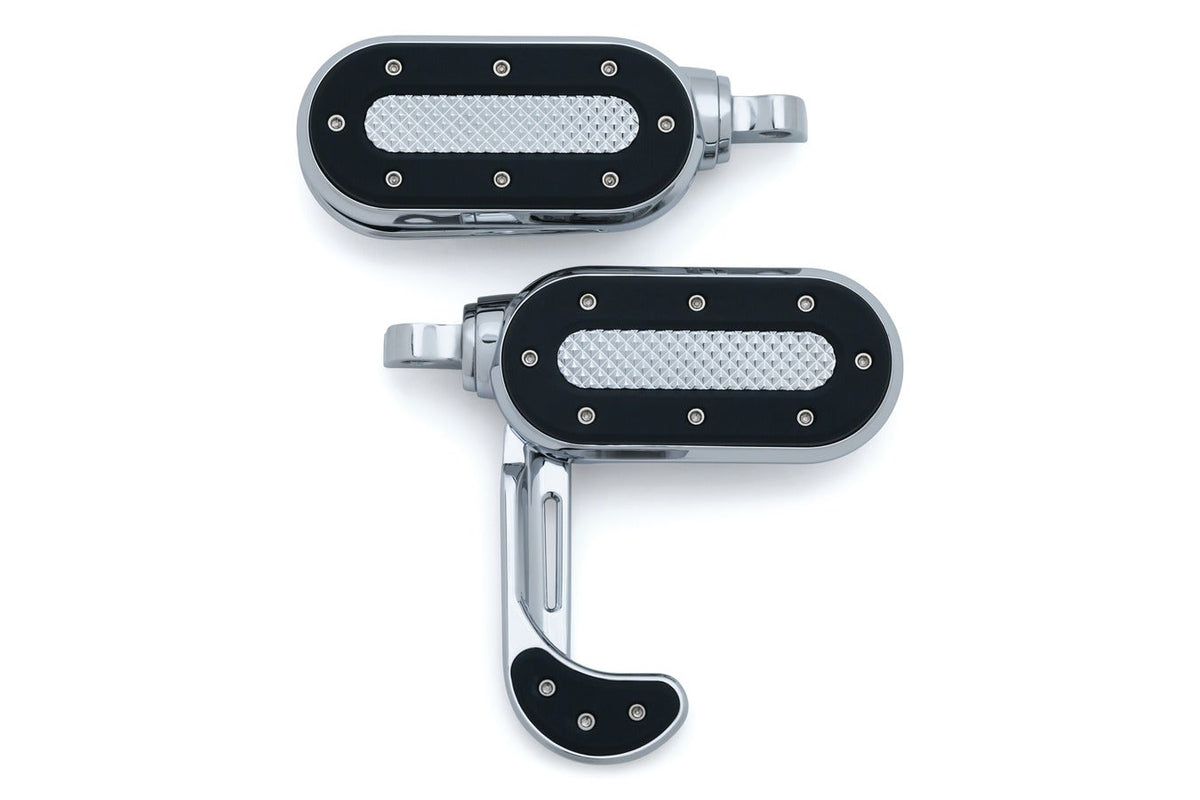 Kuryakyn Chrome Heavy Industry Switchblades Foot Pegs w/ Male Mount 7027