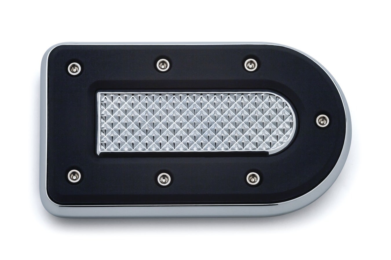 Kuryakyn Heavy Industry Chrome FL Brake Pedal Pad for Harley Models 7039