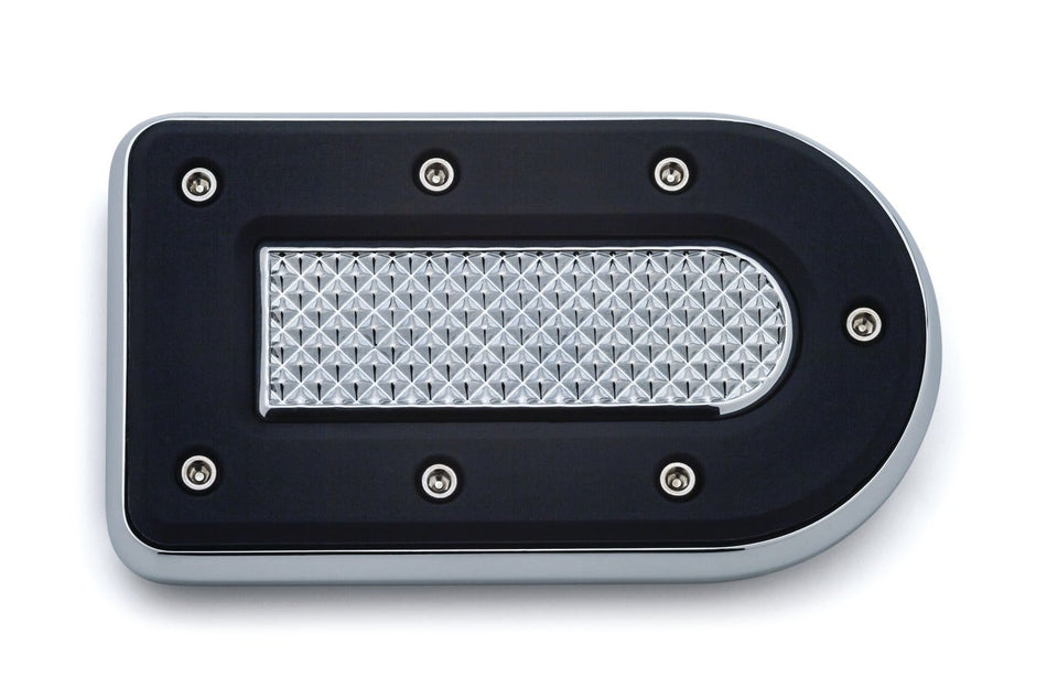 Kuryakyn Heavy Industry Chrome FL Brake Pedal Pad for Harley Models 7039