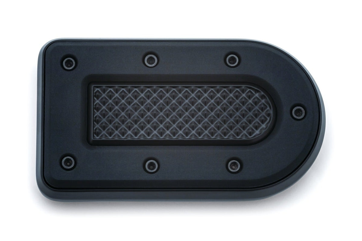 Kuryakyn Heavy Industry Black FL Brake Pedal Pad for Harley Models 7040