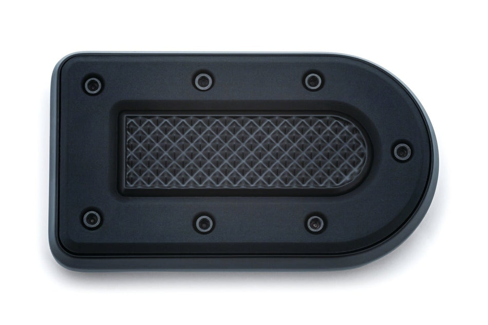 Kuryakyn Heavy Industry Black FL Brake Pedal Pad for Harley Models 7040