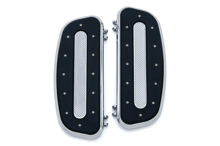 Kuryakyn Chrome Driver Front Heavy Industry Floorboards Boards Harley FLH FLST FLD 7041