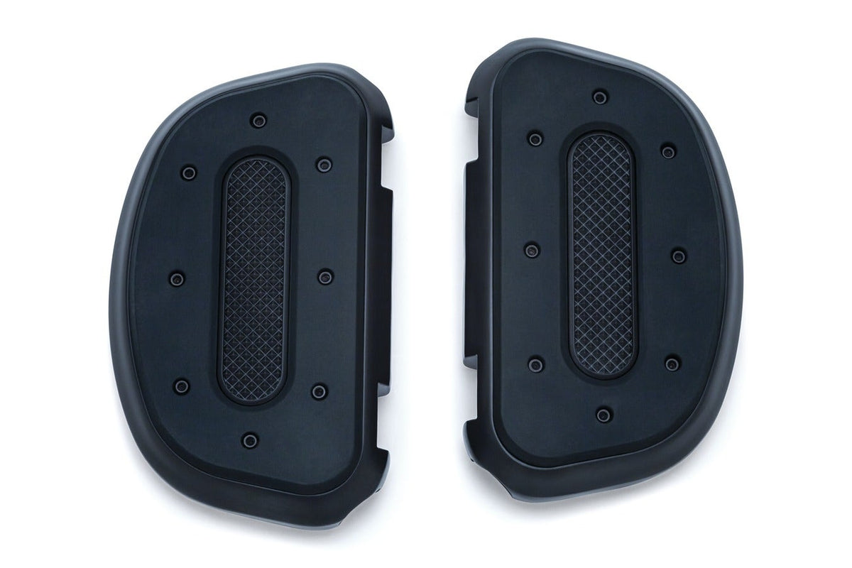 Kuryakyn Black Passenger Rear Heavy Industry Floorboards Boards Harley FLH FLST FLD