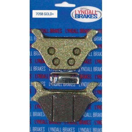 Lyndall Gold Plus Racing Rear Brake Pads 44209-87C Harley Softail Dyna FXR Sportster 84-99