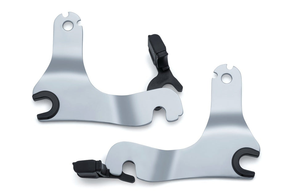 Kuryakyn Chrome Quick Release Mount For Multi-Purpose Backrest Harley 14-20