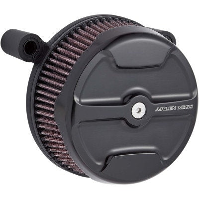 Arlen Ness 18-750 Knuckle Big Sucker Stage I Air Filter Black Harley FLT 08-16