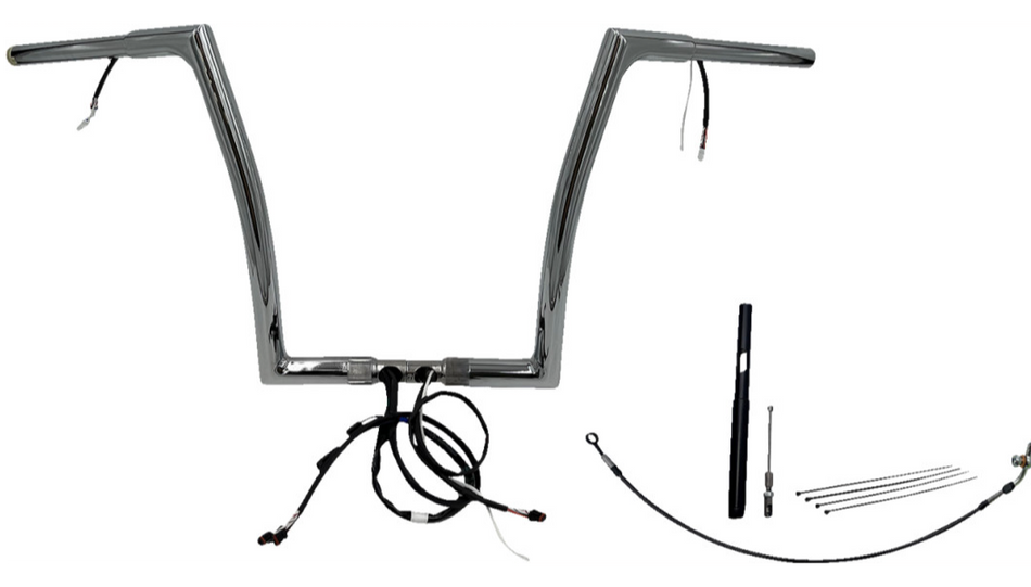 FBI Flat Top Plug n Play EZ 1-1/4" Handlebar Kit Harley 21-23 FLTRX/S